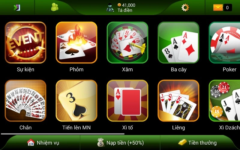 Game đánh bài Rikvip