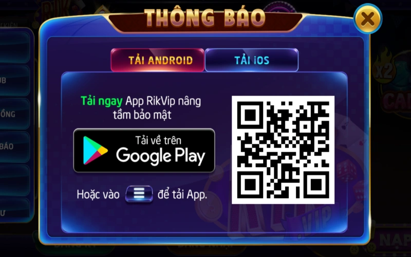 Tải ứng dụng Rik để chơi game bất kỳ lúc nào tại bất kỳ đâu