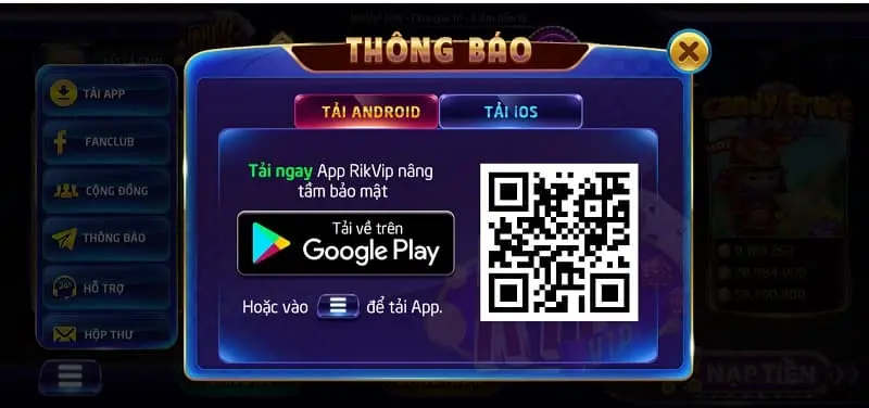 Hướng dẫn tải app