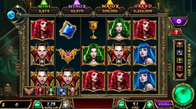 Quay slot bá tước quyền năng Rikvip