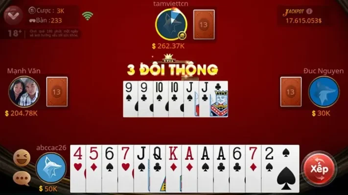 cach choi tien len mien nam Tham gia chơi game tiến lên miền Nam tại Rikvip