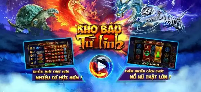 kho báu tứ linh Rik vip