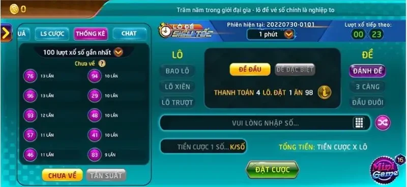 lô đề Sảnh lô đề online tại Rikvip có thiết kế giống với nhà đài lô đề 3 miền