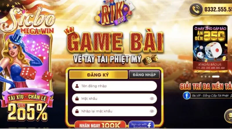 chơi game tại link vào Rikvip
