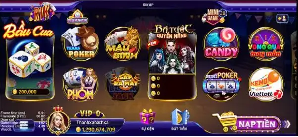 Tại cổng game Rikvip luôn có nhiều dịch vụ khuyến mãi