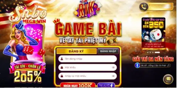 Giới thiệu về cổng game Rik vip