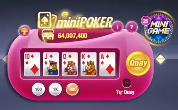 Những điểm còn hạn chế của tựa game Mini Poker