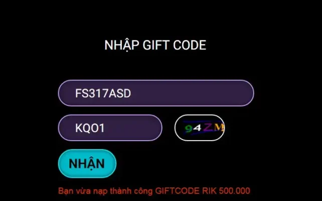 Cách nhận gift code cho tân thủ lần đầu tham gia