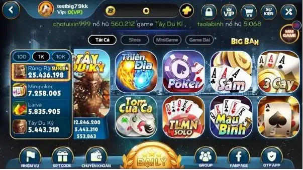 Các điều khoản tại cổng game Rikvip