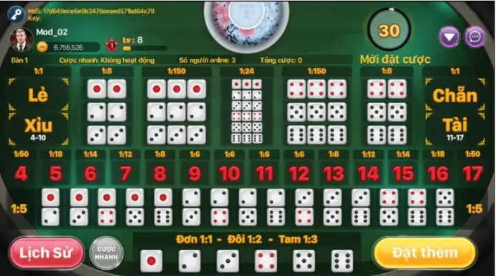 tài xỉu 1 Cách đoán tài xỉu xí ngầu cực chuẩn tại cổng game Rikvip