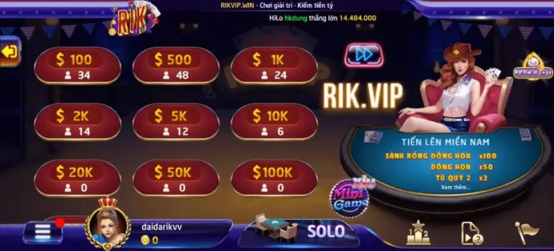 Vì sao nên chơi tiến lên miền Nam tại cổng game Rikvip