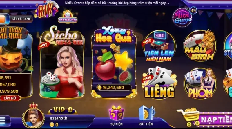 nổ hũ xèng hoa quả tại Rik vip