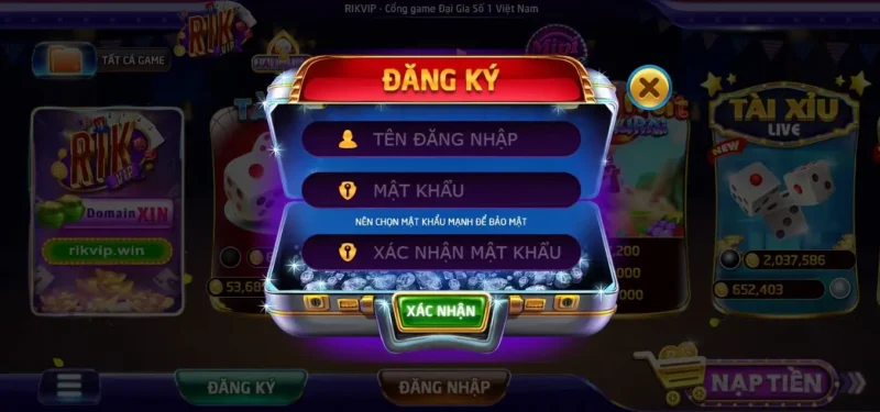 Truy cập link vào Rik uy tín để tham gia chơi game cá cược Hi Lo