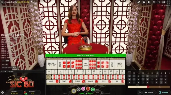 Game sicbo tại casino Rikvip