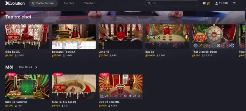Ưu điểm thu hút người chơi tham gia vào live casino tại Rikvip