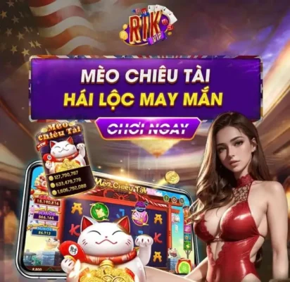 Mèo chiêu tài tại Rik vip
