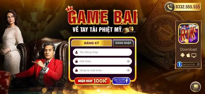 Giới thiệu về cổng game bài đổi thưởng Rikvip