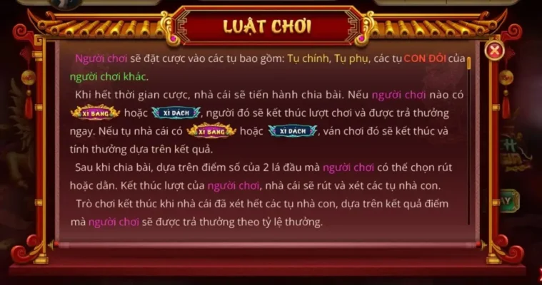 Những quy ước quan trọng trong game Xì Dách Hoàng Gia 