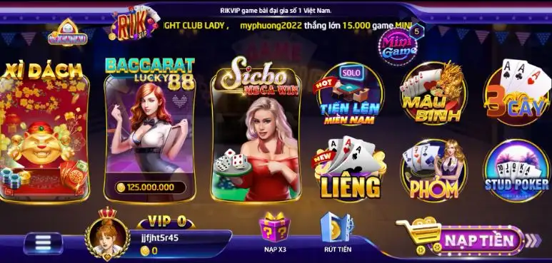 Giới thiệu về game bài đổi thưởng tại Rik vip 