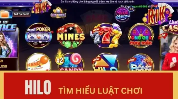 Luật chơi Hilo tại cổng game Rikvip 