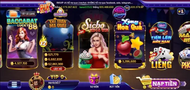 sicbo Các bước tham gia Sicbo Mega Win tại Rikvip