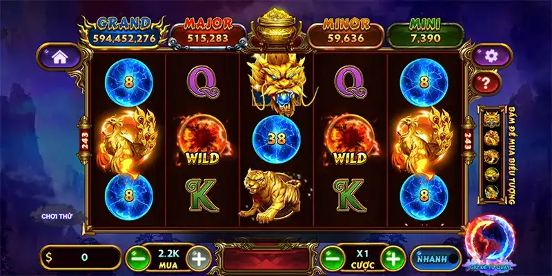 Bí quyết chơi game slot Tứ Thần Thú trên link vào Rik vip hiệu quả 